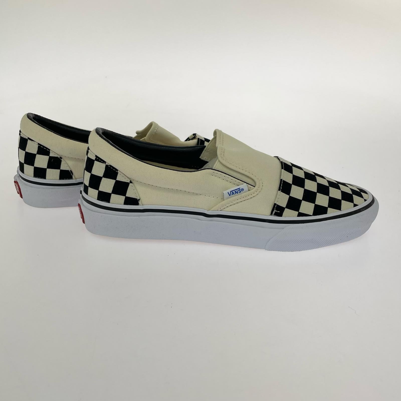 スニーカー VANS×SSZ POCKET SLIP-ON WHT CHK 27.0 27cm (US9 UK8 1/2 EU44) ホワイト