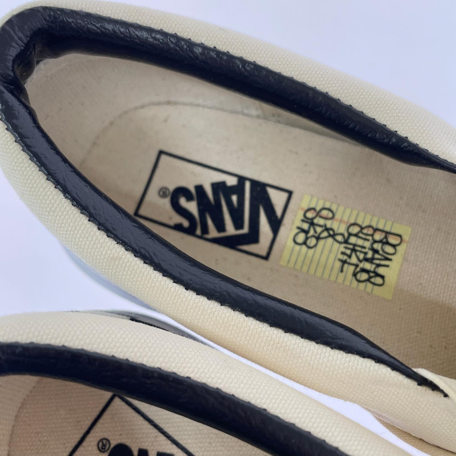 スニーカー VANS×SSZ POCKET SLIP-ON WHT CHK 27.0 27cm (US9 UK8 1/2 EU44) ホワイト