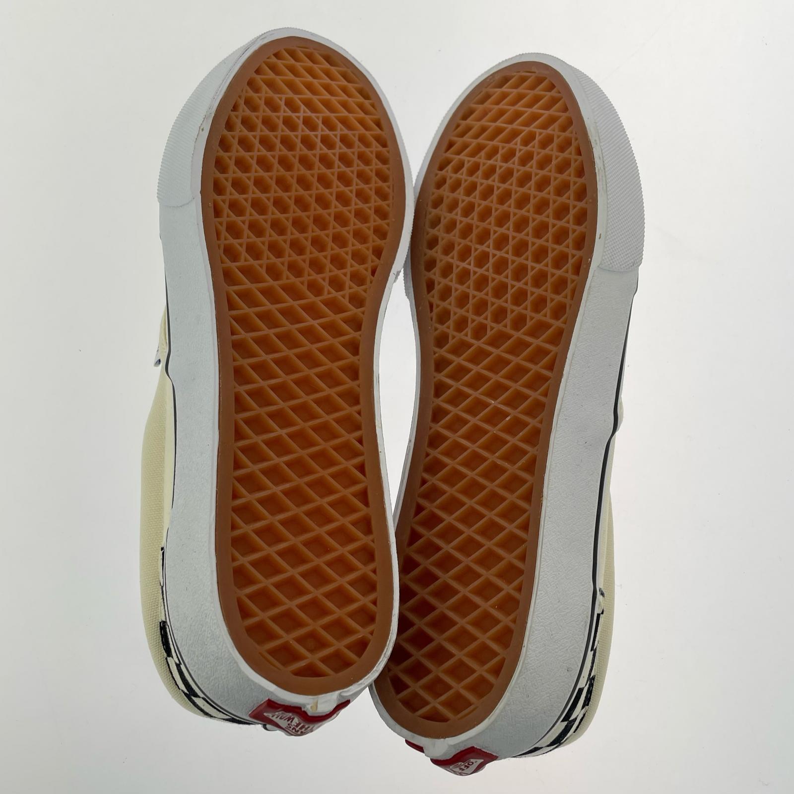 スニーカー VANS×SSZ POCKET SLIP-ON WHT CHK 27.0 27cm (US9 UK8 1/2 EU44) ホワイト