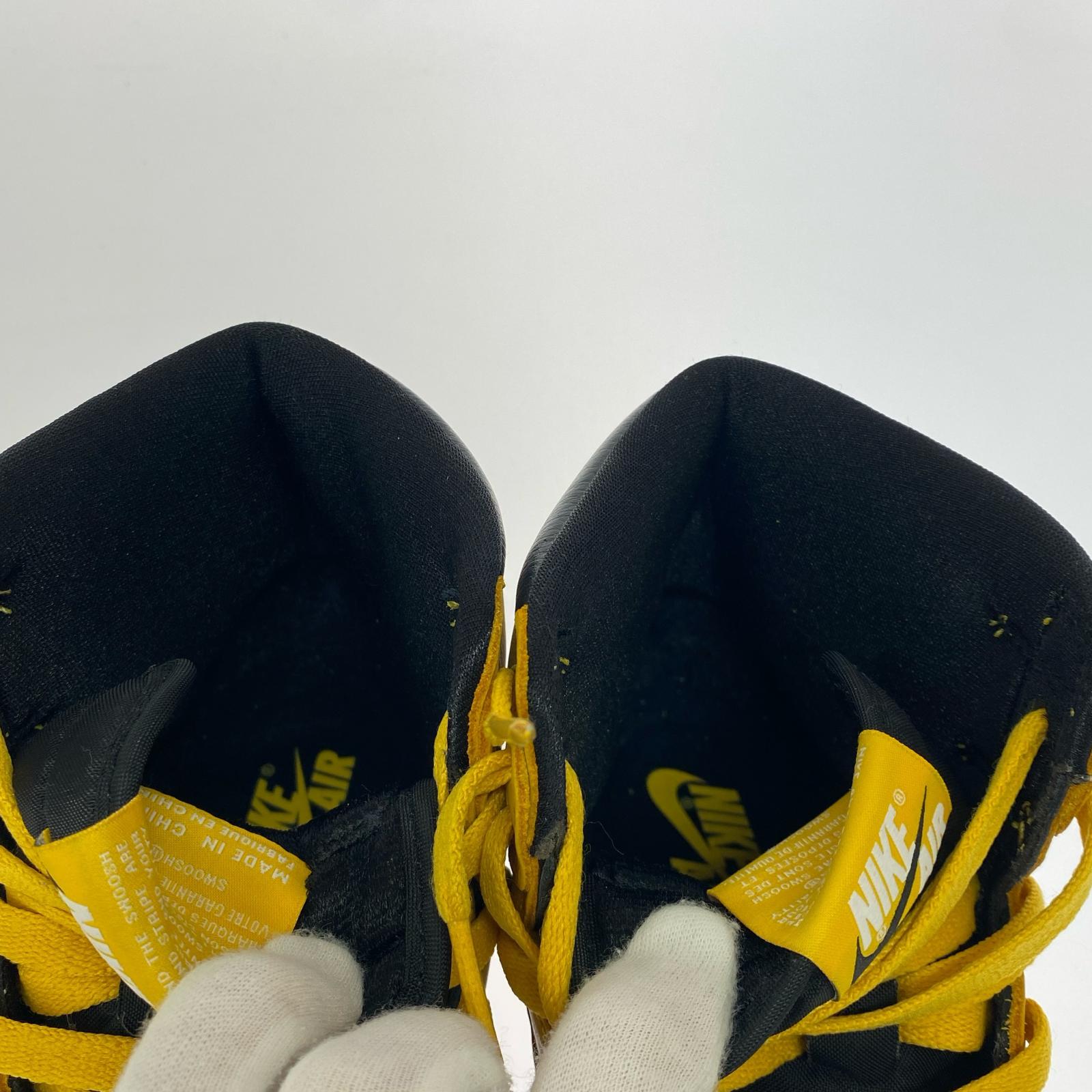 スニーカー AIR JORDAN1 黄 26.5㎝ 26.5cm (US8 1/2 UK8 EU43) イエロー