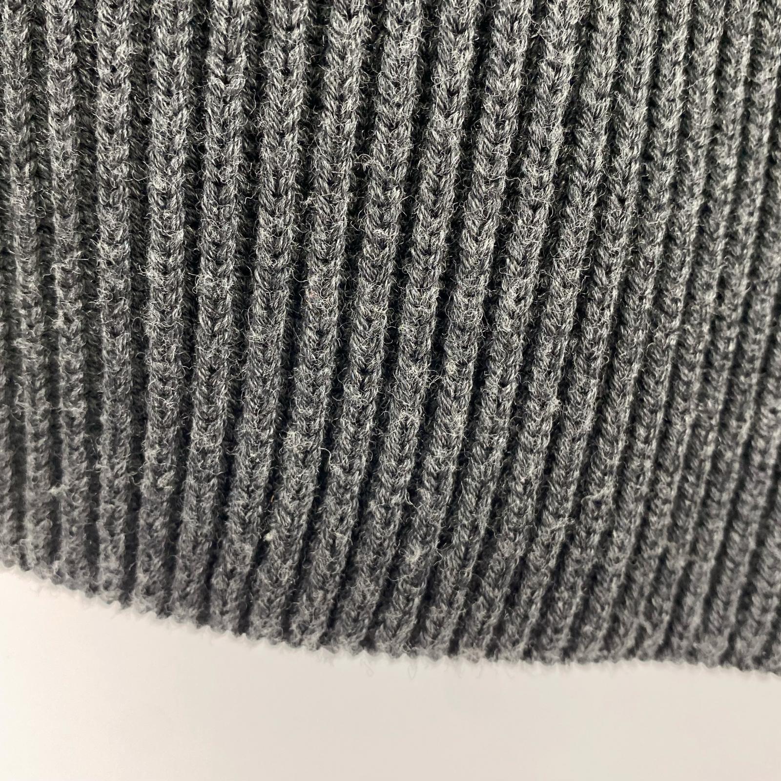 ニット 24FW SOLID WOOL RIB CREW NECK 3 グレー 3 グレー