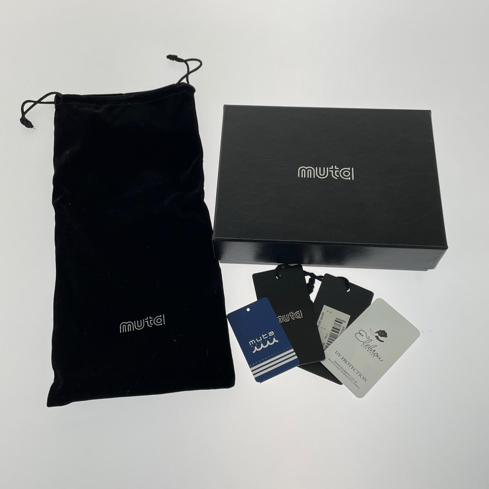 コンパクトウォレット muta ガルーシャ ダブルジップウォレット レッド レッド