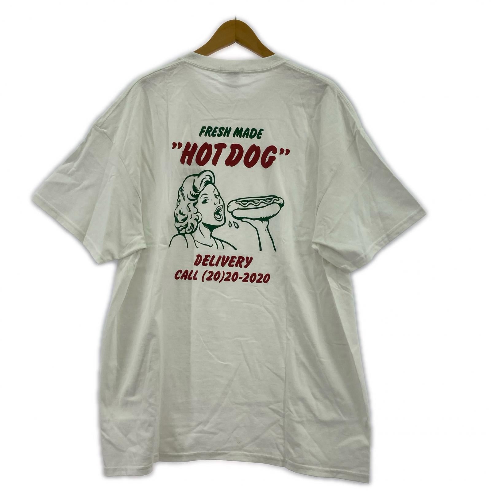 半袖Tシャツ HOT DOG Tee white ホワイト