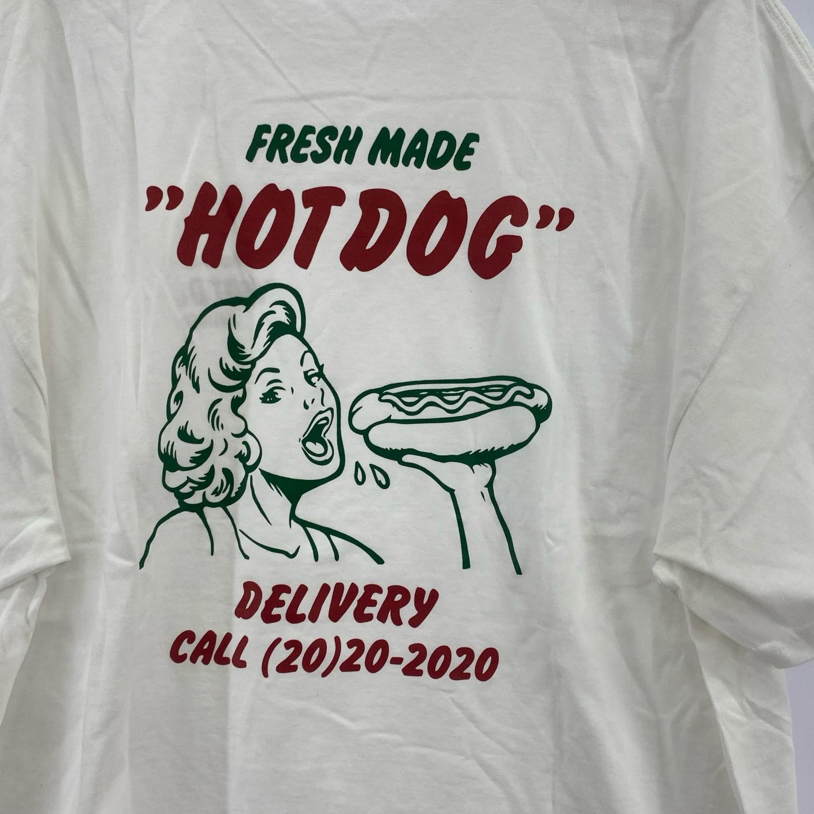 半袖Tシャツ HOT DOG Tee white ホワイト
