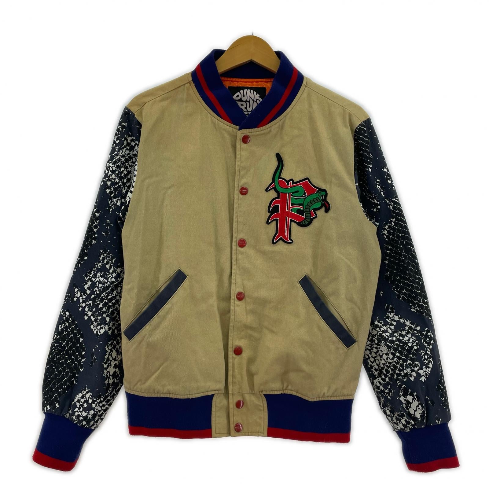 ブルゾン PUNK DRUNKERS スタジャン M M ベージュ
