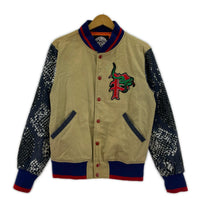 ブルゾン PUNK DRUNKERS スタジャン M M ベージュ