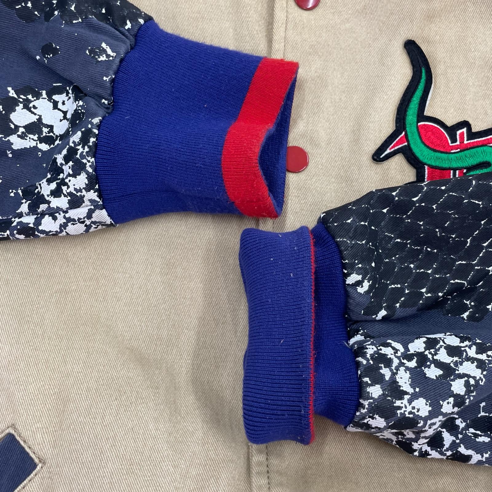 ブルゾン PUNK DRUNKERS スタジャン M M ベージュ