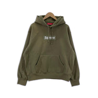 パーカー Supreme Box Logo 25FW (S)オリーブ S