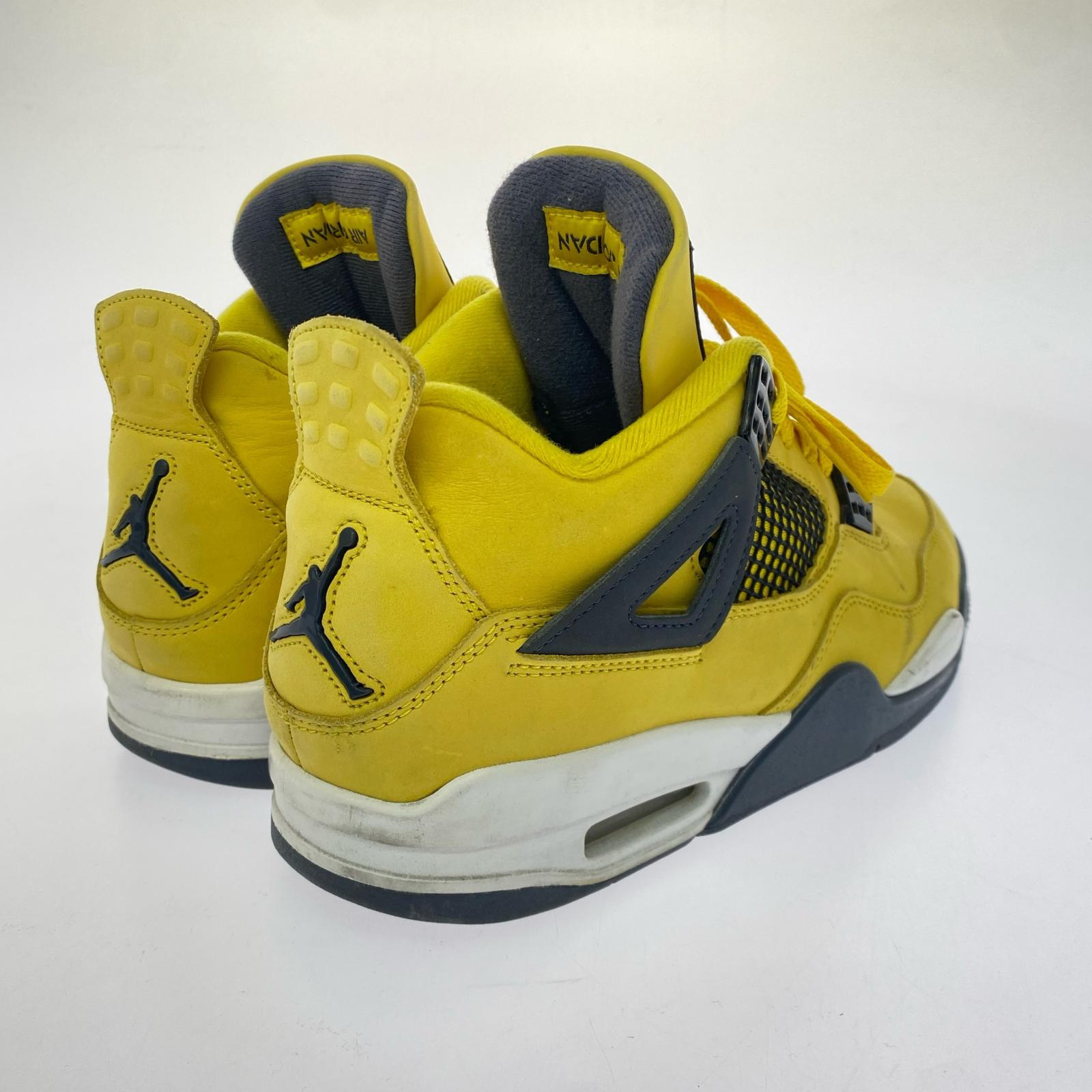 スニーカー AIR JORDAN 4RETRO 黄 (27.5cm) 27.5cm (US9 1/2 UK9 EU45) イエロー