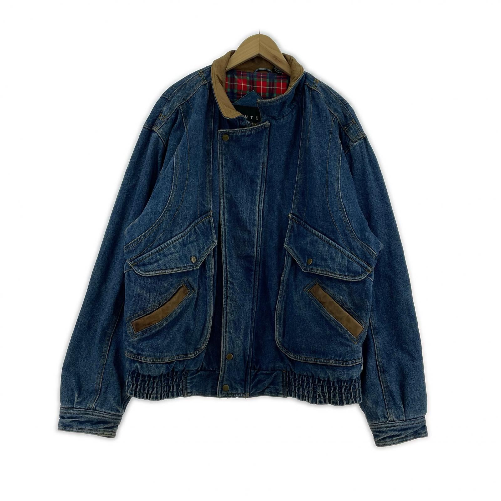 デニムジャケット CONTEXT インディゴ (XL) ネイビー