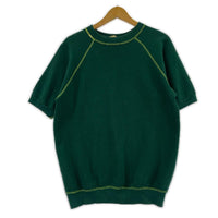 スウェット 70s ASUAL WEAR 半袖 緑 M M グリーン