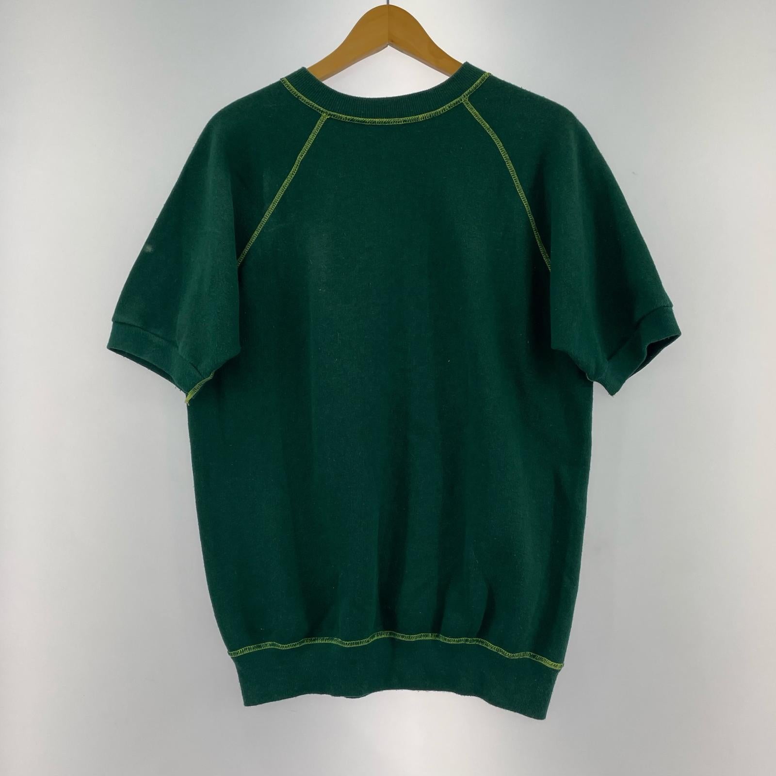 スウェット 70s ASUAL WEAR 半袖 緑 M M グリーン