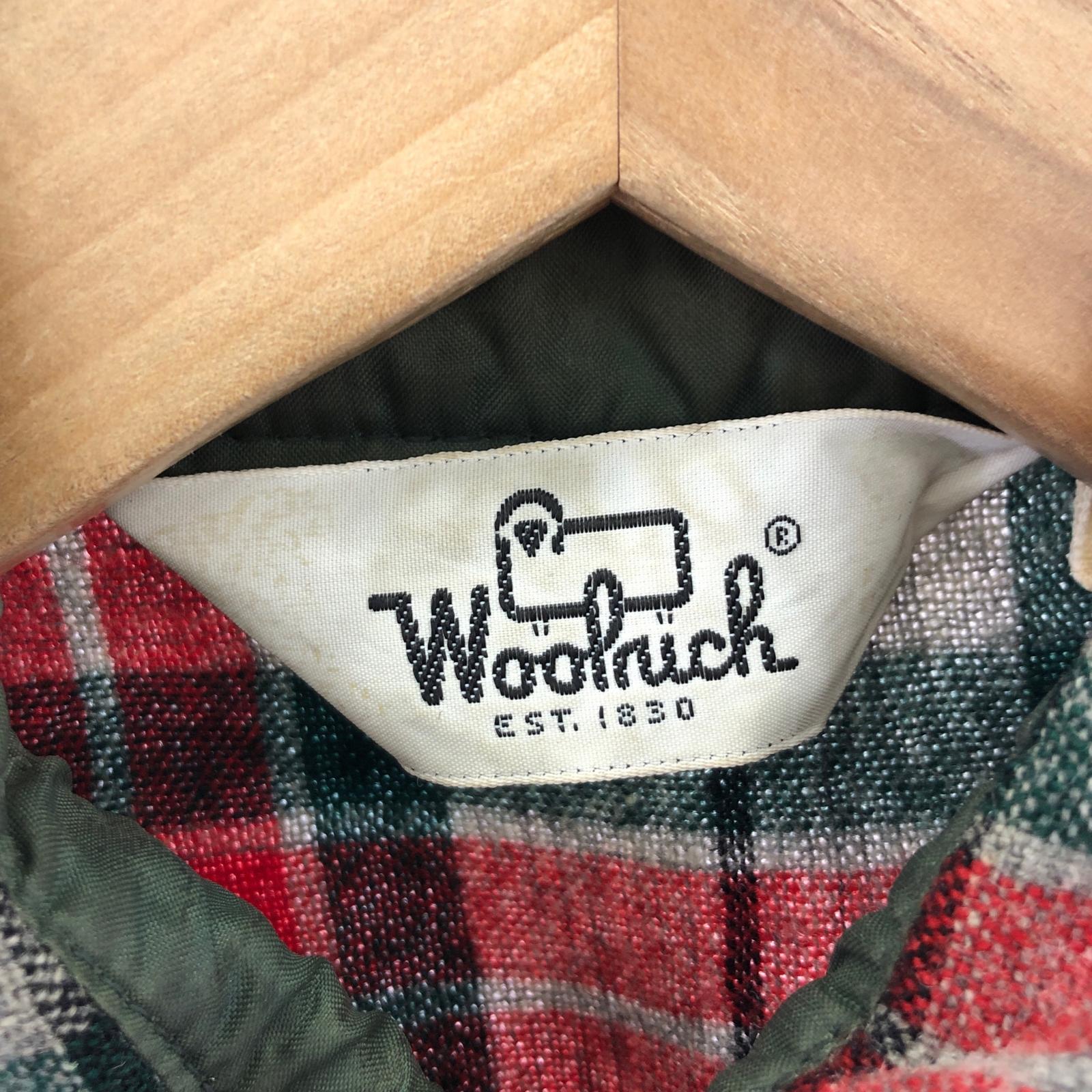 長袖シャツ WOOLRICH 三角タグ チェックシャツ マルチカラー