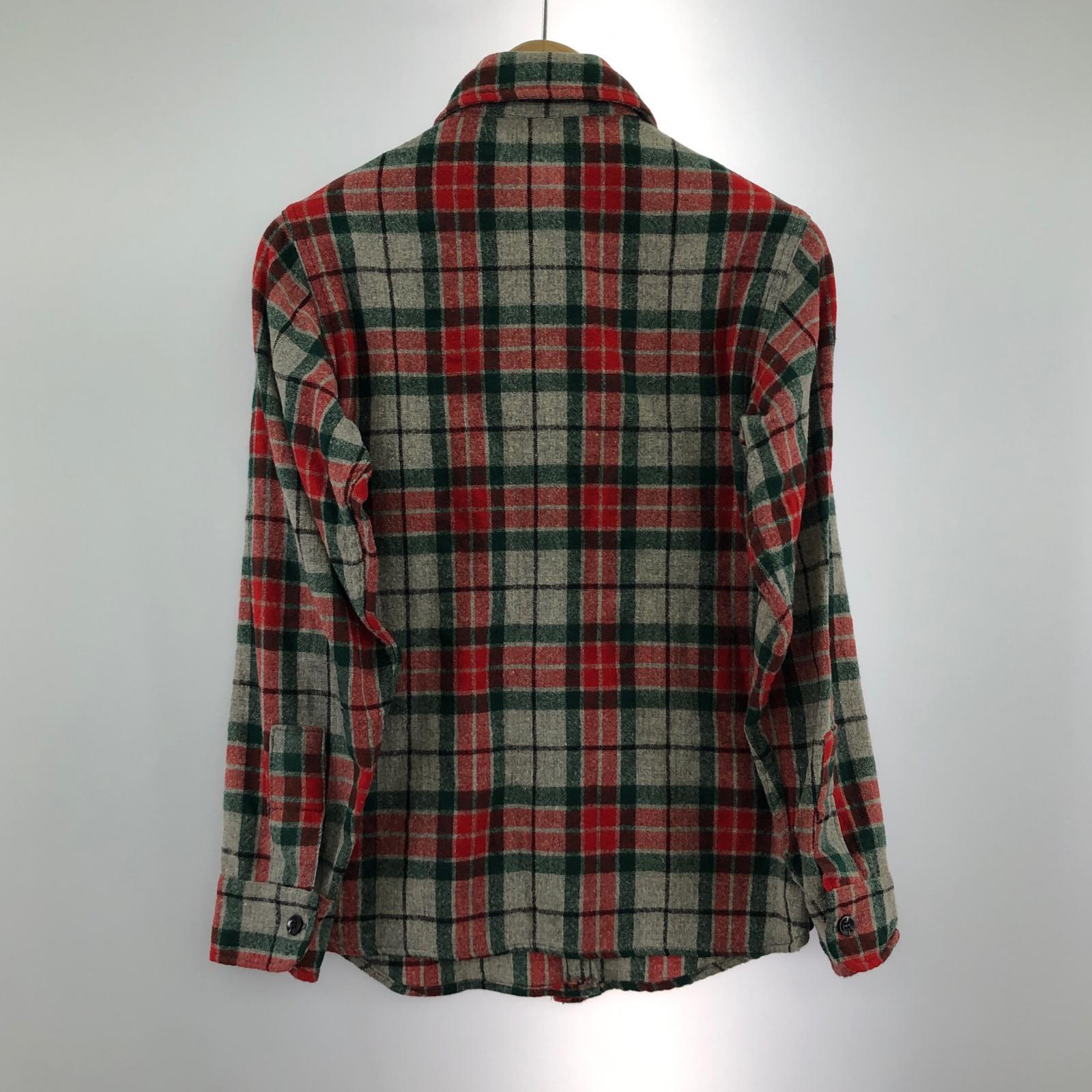 長袖シャツ WOOLRICH 三角タグ チェックシャツ マルチカラー
