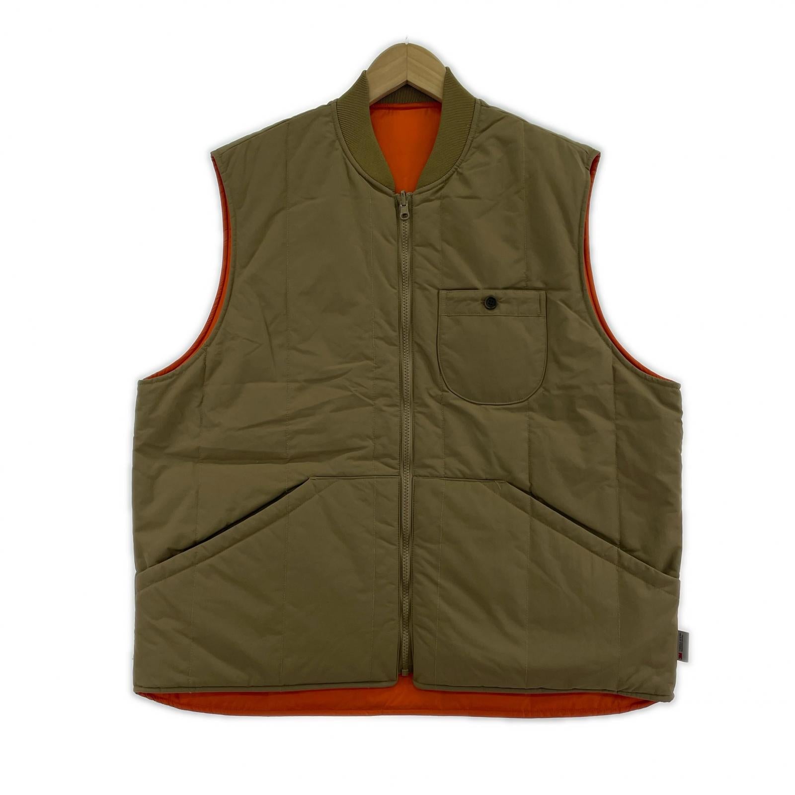 ジャケット PWA WO FACE QUILTED VEST CINNAMON L