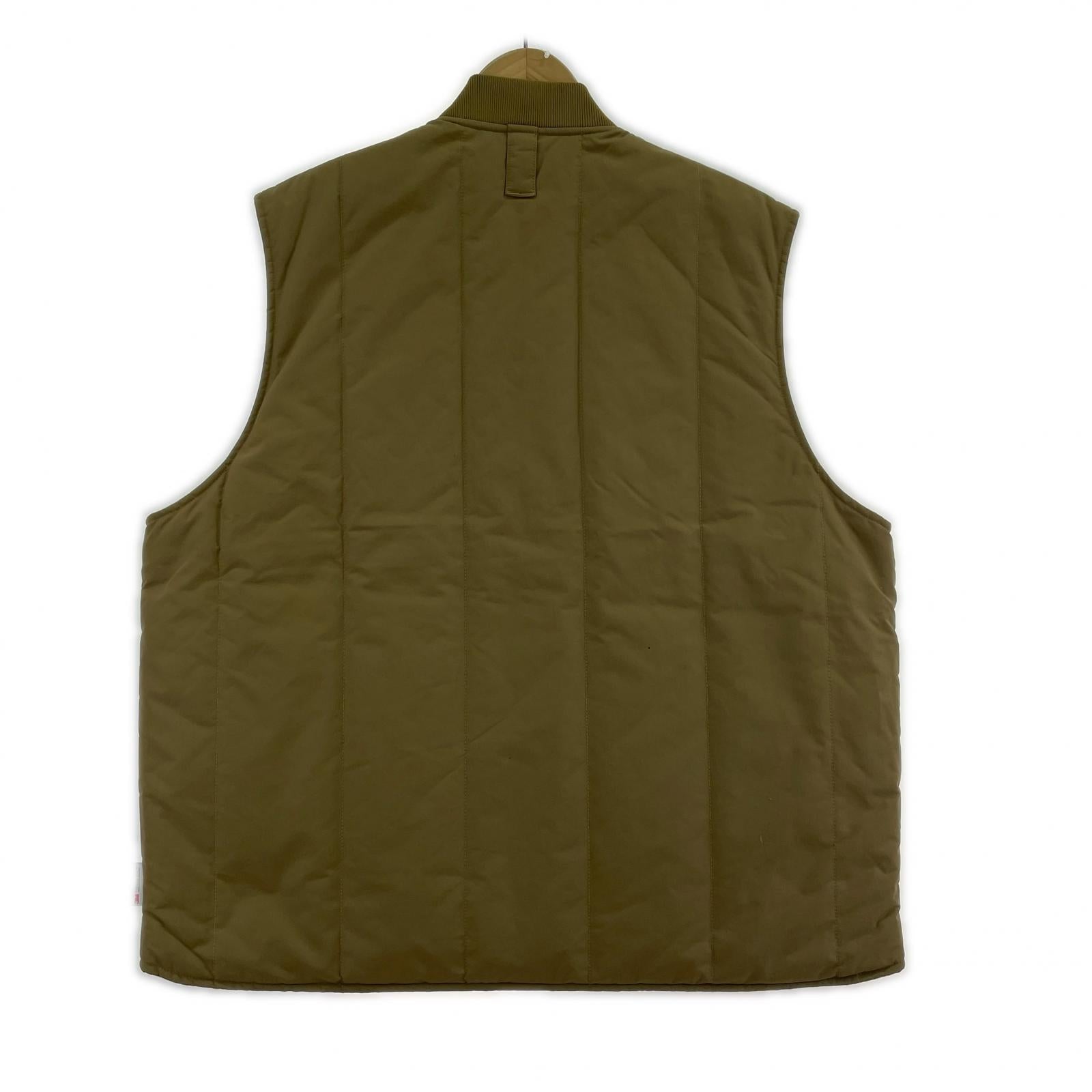 ジャケット PWA WO FACE QUILTED VEST CINNAMON L