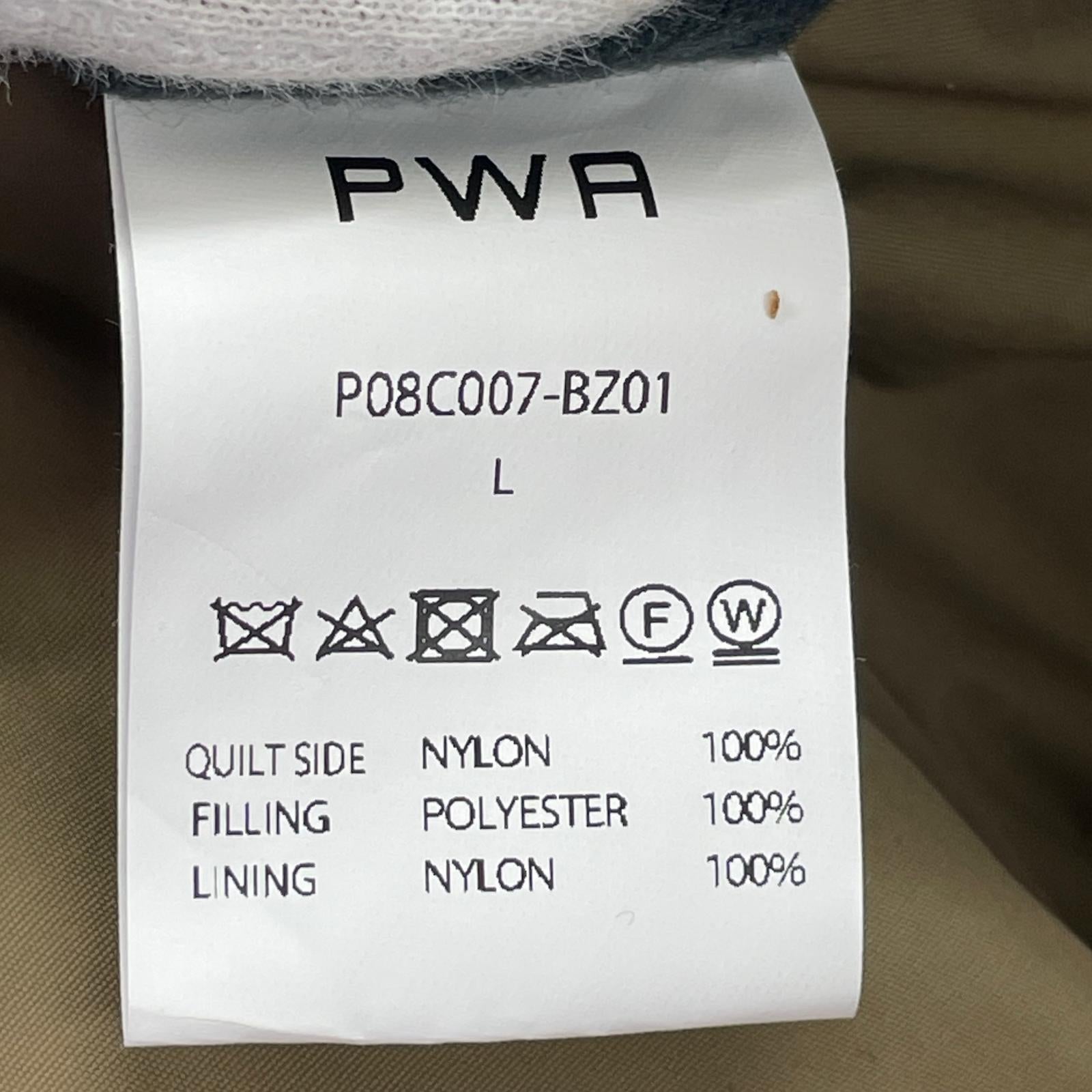 ジャケット PWA WO FACE QUILTED VEST CINNAMON L