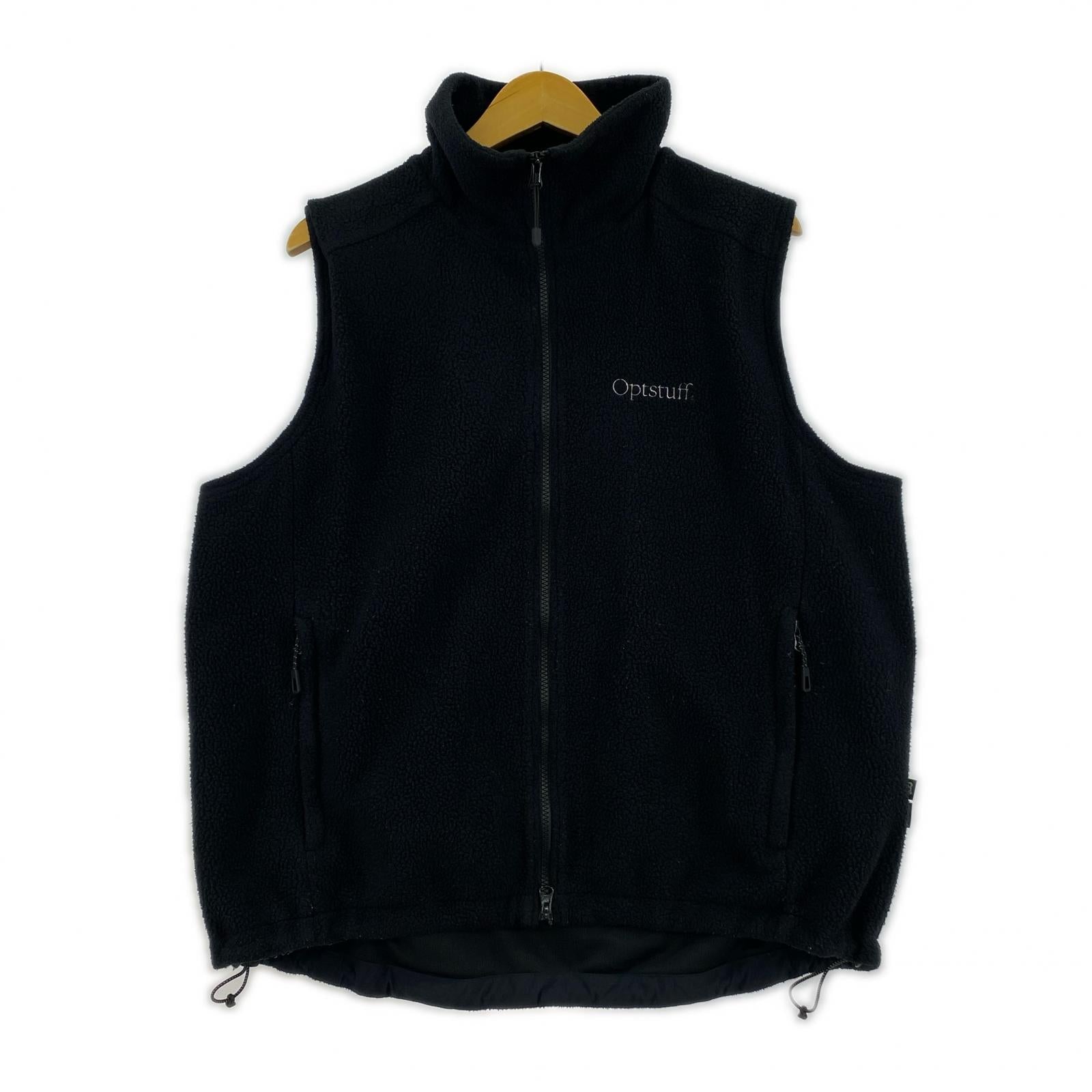 その他アウター Optstuff POLAR FLEECE VEST 黒 ブラック