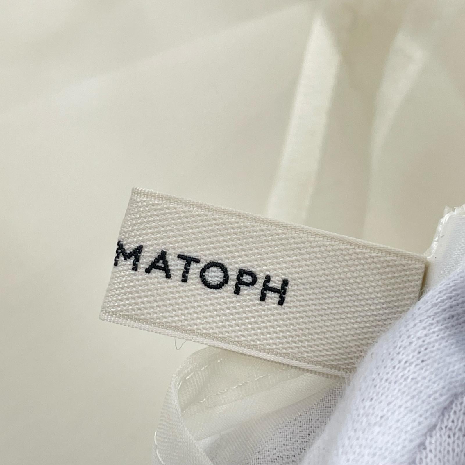 その他トップス AEWEN MATOPH/オーガンジーフレアシースルー ホワイト