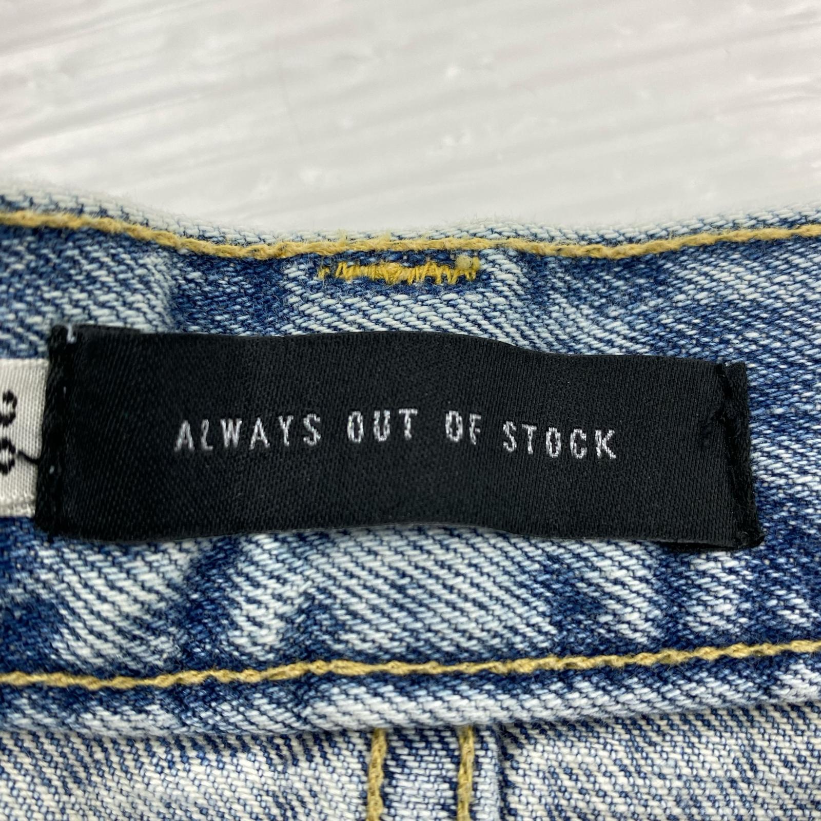デニムパンツ always out of stock インディゴ (31) 28 ブルー