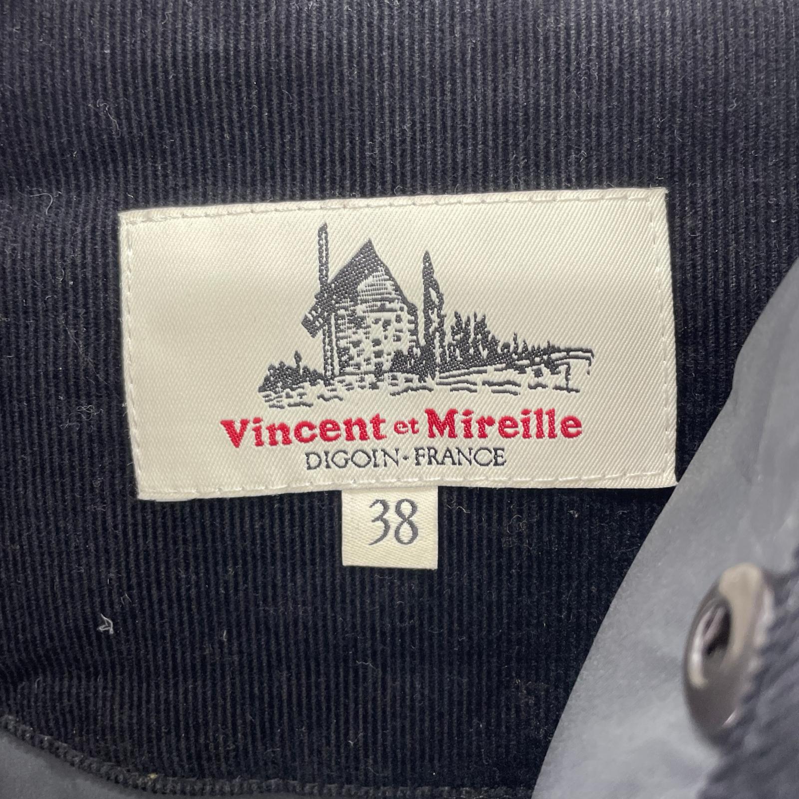 ダウンジャケット vincent et mireile/BLK/38 38 ブラック
