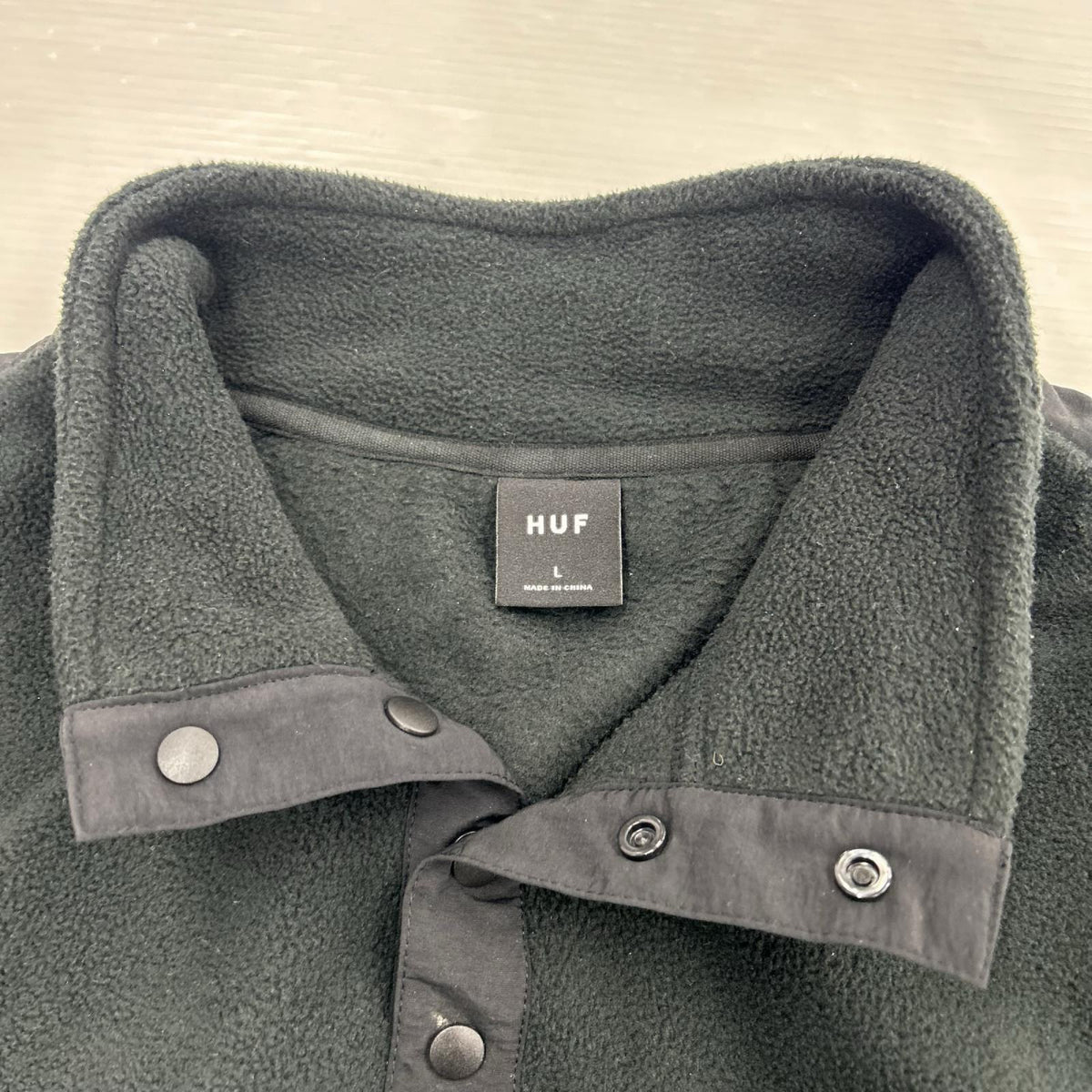 ジャケット スナップフリース GRN (L) L ブラック