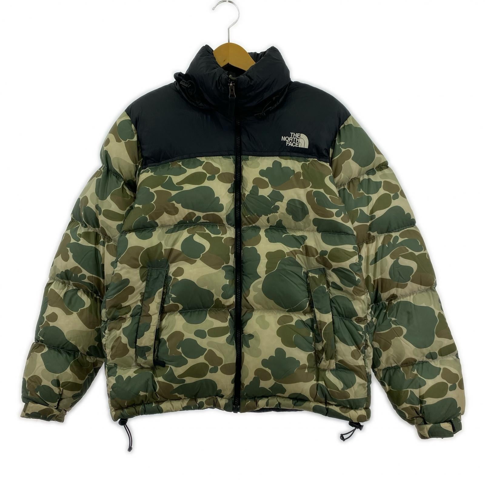 ダウンジャケット カモ ダウン ND91308 L L