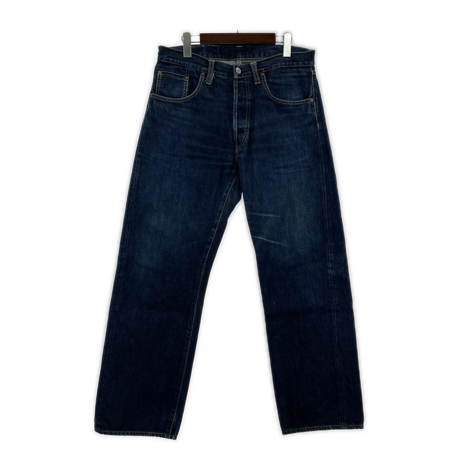 デニムパンツ 13.5oz 5p 34 ブルー