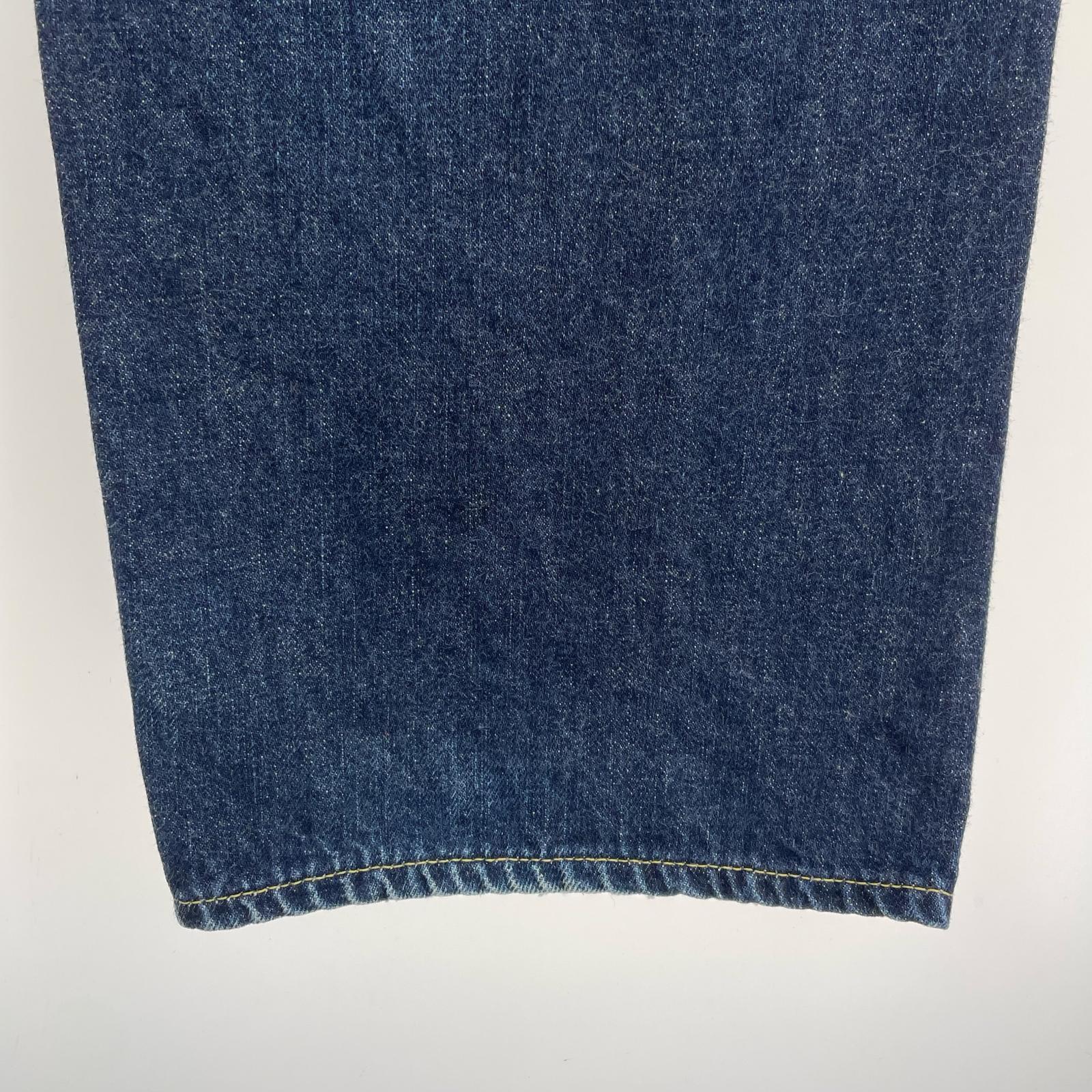 デニムパンツ 13.5oz 5p 34 ブルー