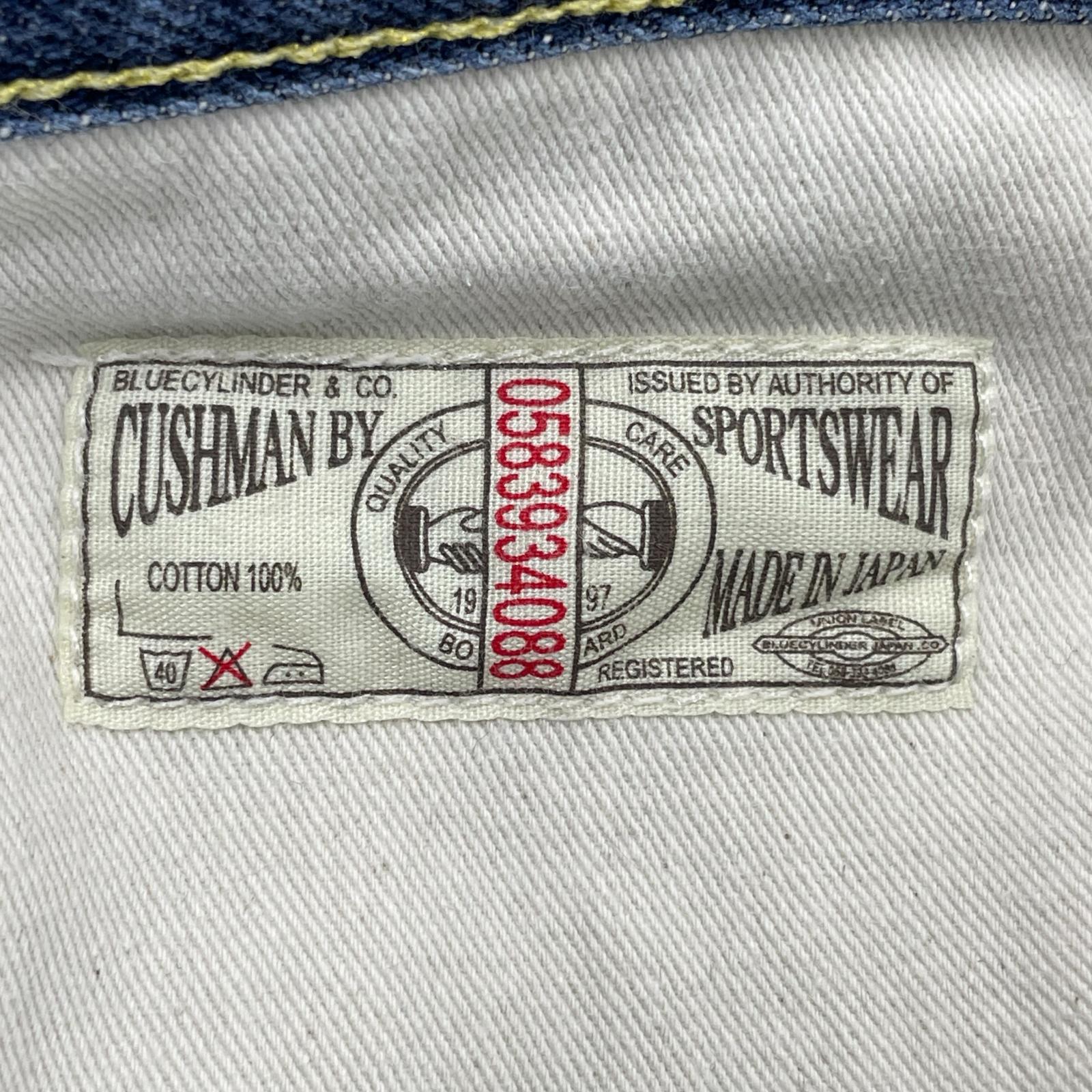 デニムパンツ 13.5oz 5p 34 ブルー