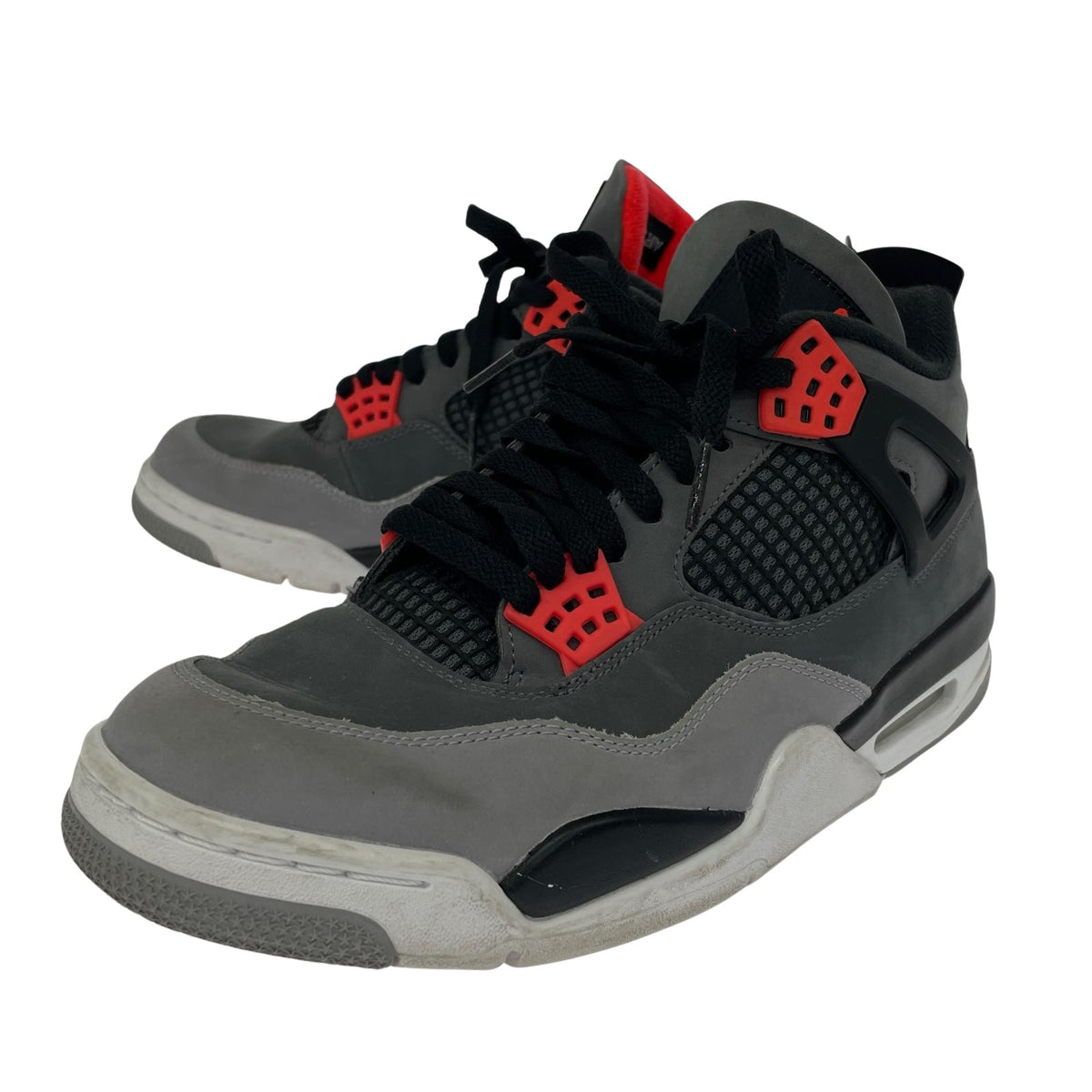 スニーカー AIR JORDAN 4 RETRO INFRARED 28.5cm 28.5cm (US10 1/2 UK10 EU47) グレー
