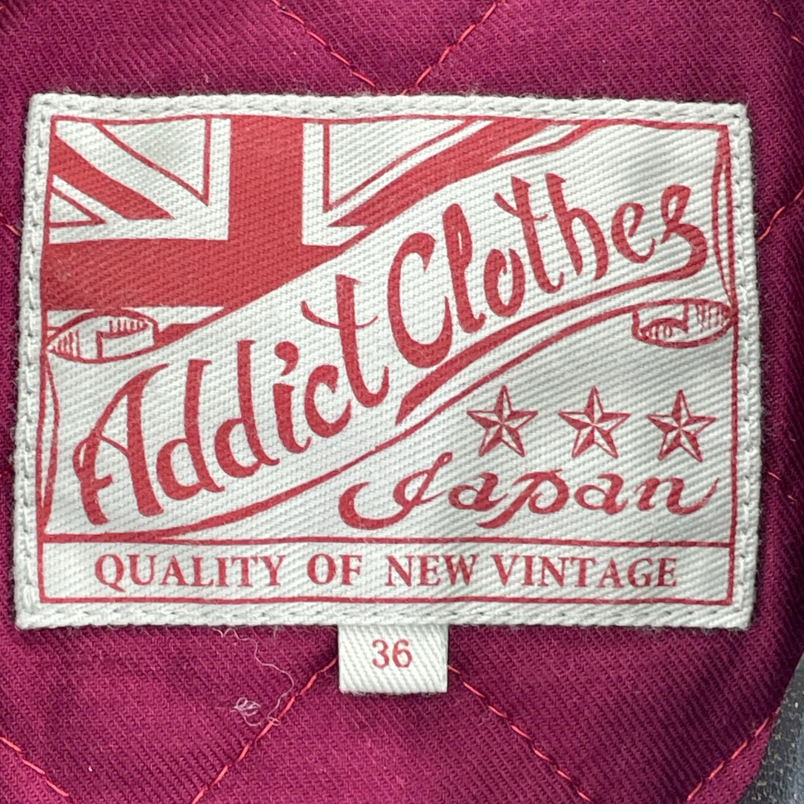 ジャケット ADDICT CLOTHES ダブルライダースジャケット (36) 36 ブラック