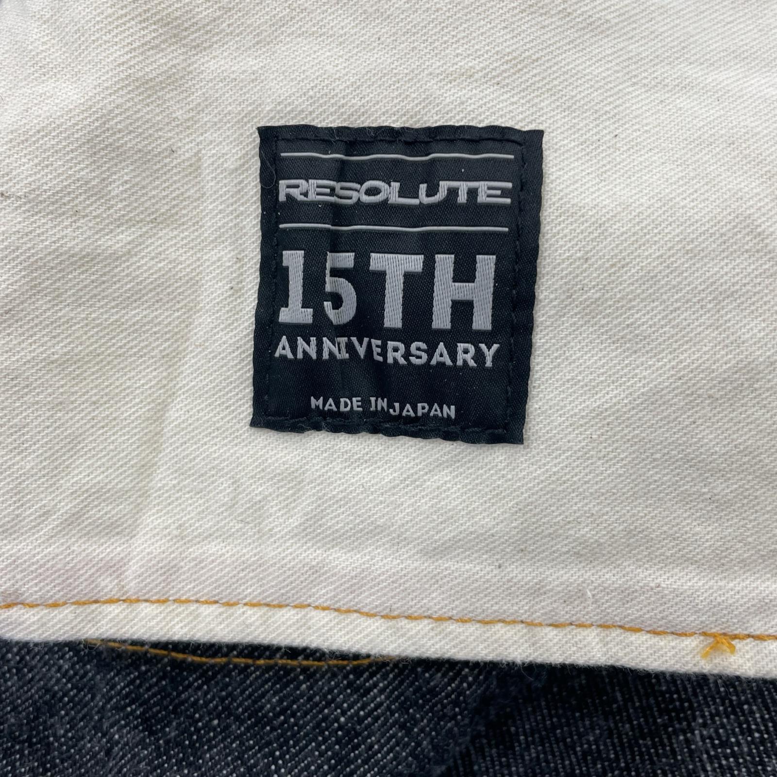 デニムパンツ RESOLUTE 15周年限定 GB710 ブラックデニム (30×29) ブラック