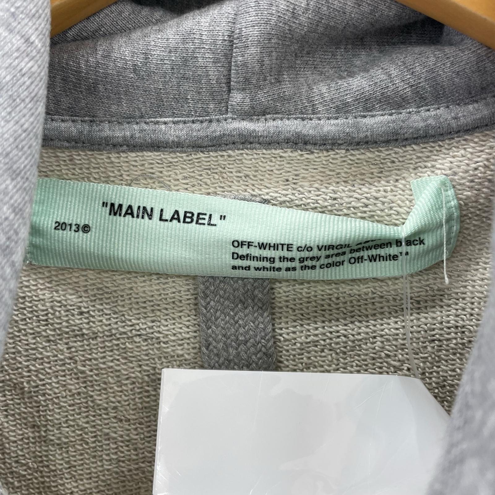 パーカー OFF-WHITE ARROWS HOODIE OMBB034E18192025 グレー (XXS) グレー