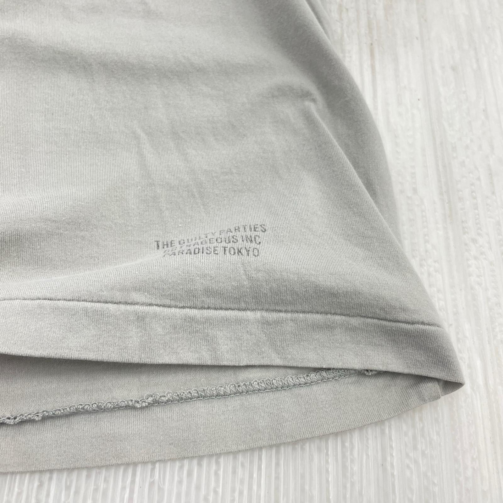 半袖Tシャツ OPEN NECK Tee グレー L L グレー