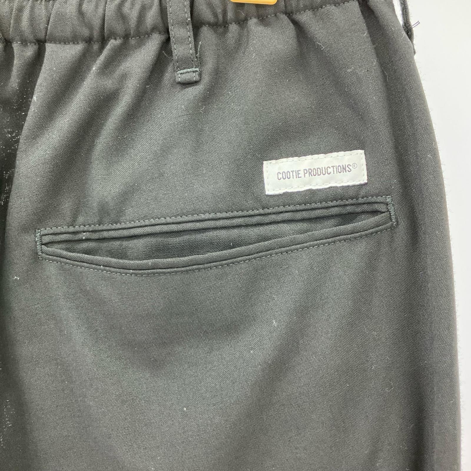 パンツ COMBATWOOL TWILL 2TUCK TROUSERS S ブラック