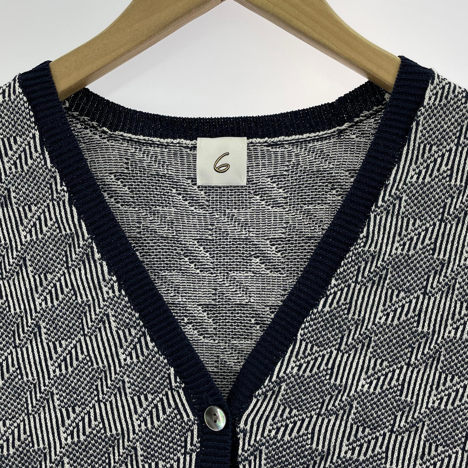 その他アウター 6 ROKU CHIDORI KNIT VEST