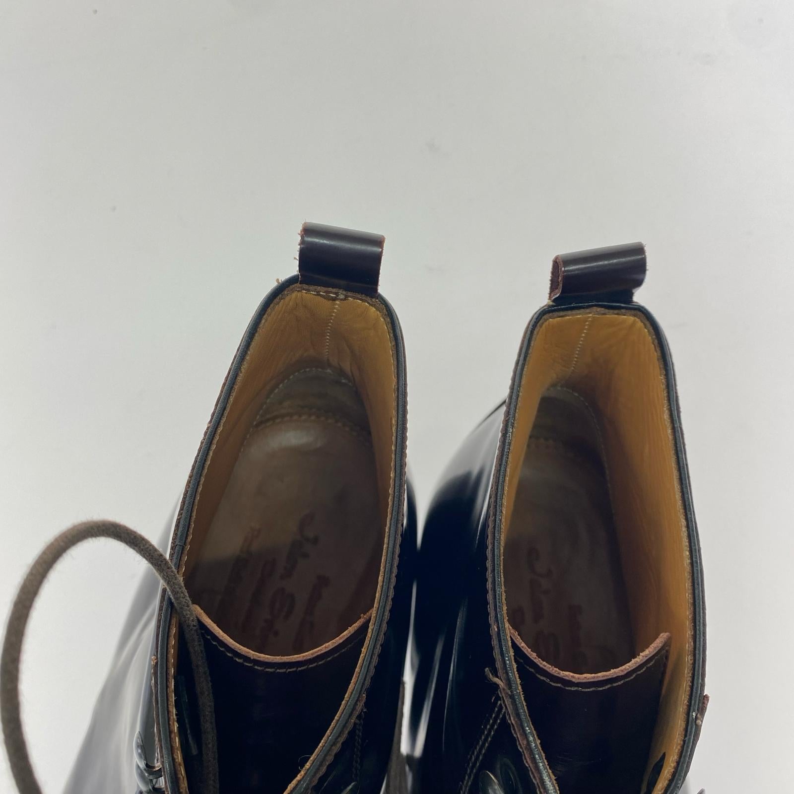 ブーツ U-Tip Boots HI SHINE (8) ブラウン