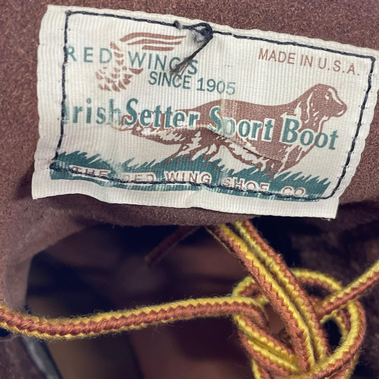 ブーツ 90s RED WING 8160 アイリッシュセッター ブラウン