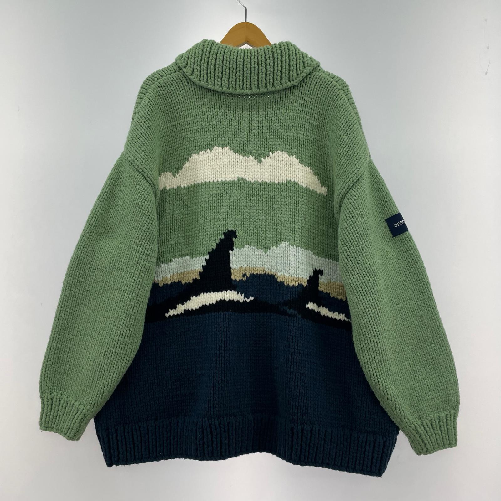 その他トップス DESCENDANT COWICHAN SWEATER SIZE 2 2 グリーン