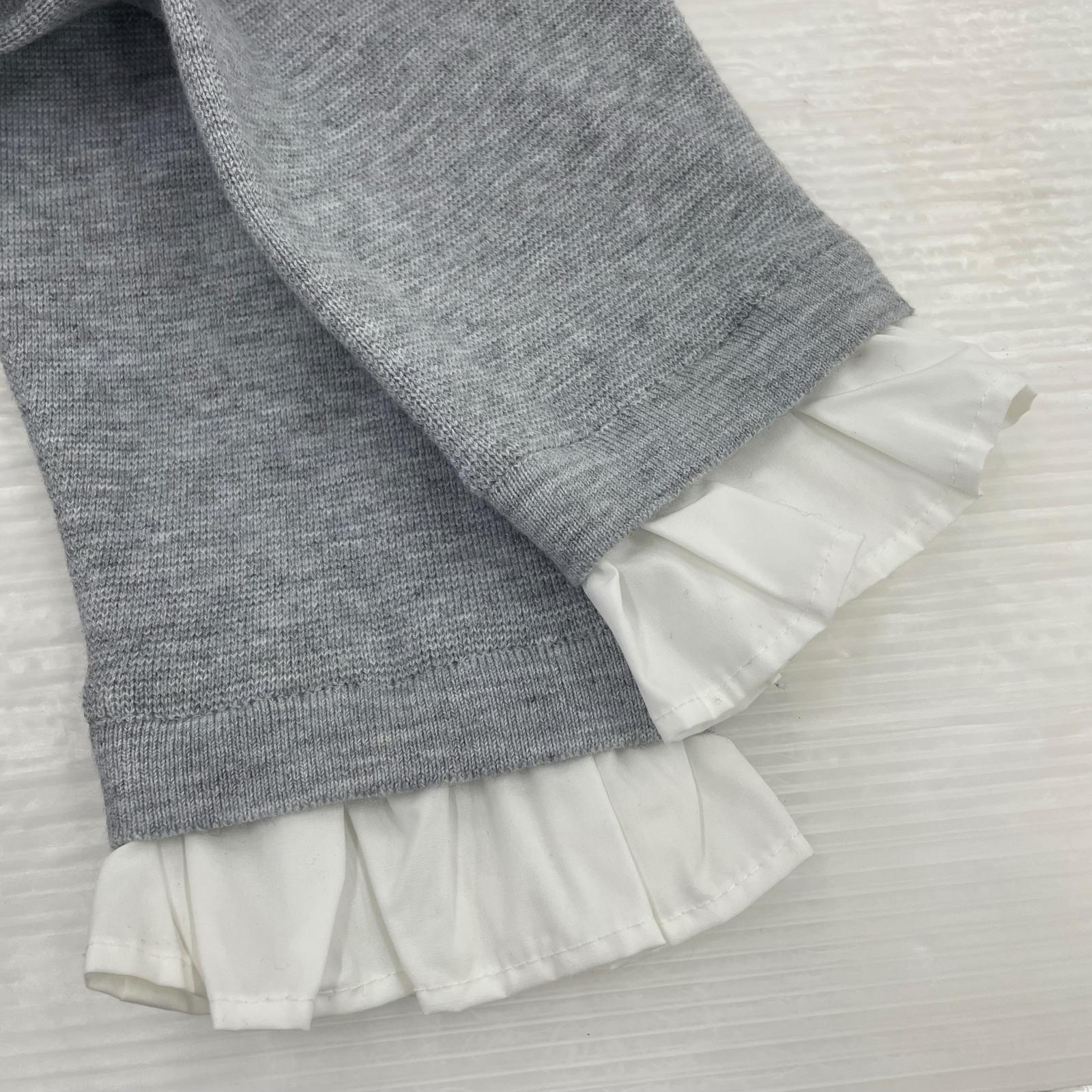 その他トップス weakend. フリルニットカーディガン グレー SIZE 1 1 グレー