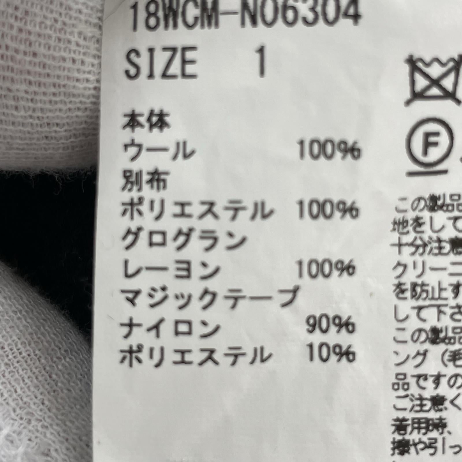 ニット 18WCM-N06304 (1) 黒 ブラック