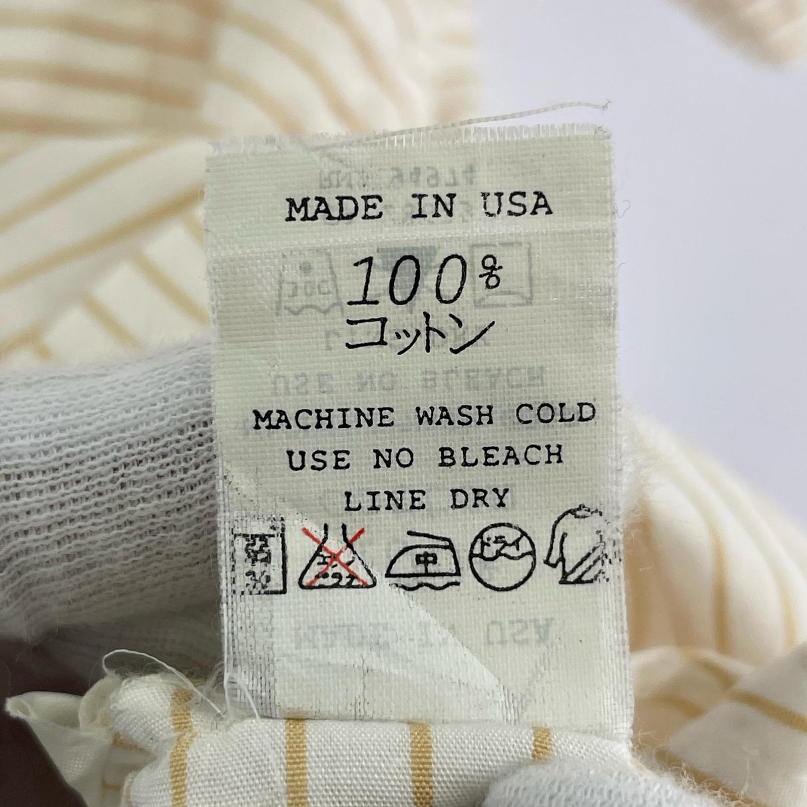 半袖シャツ 90s USA製 ボーダーシャツ L M