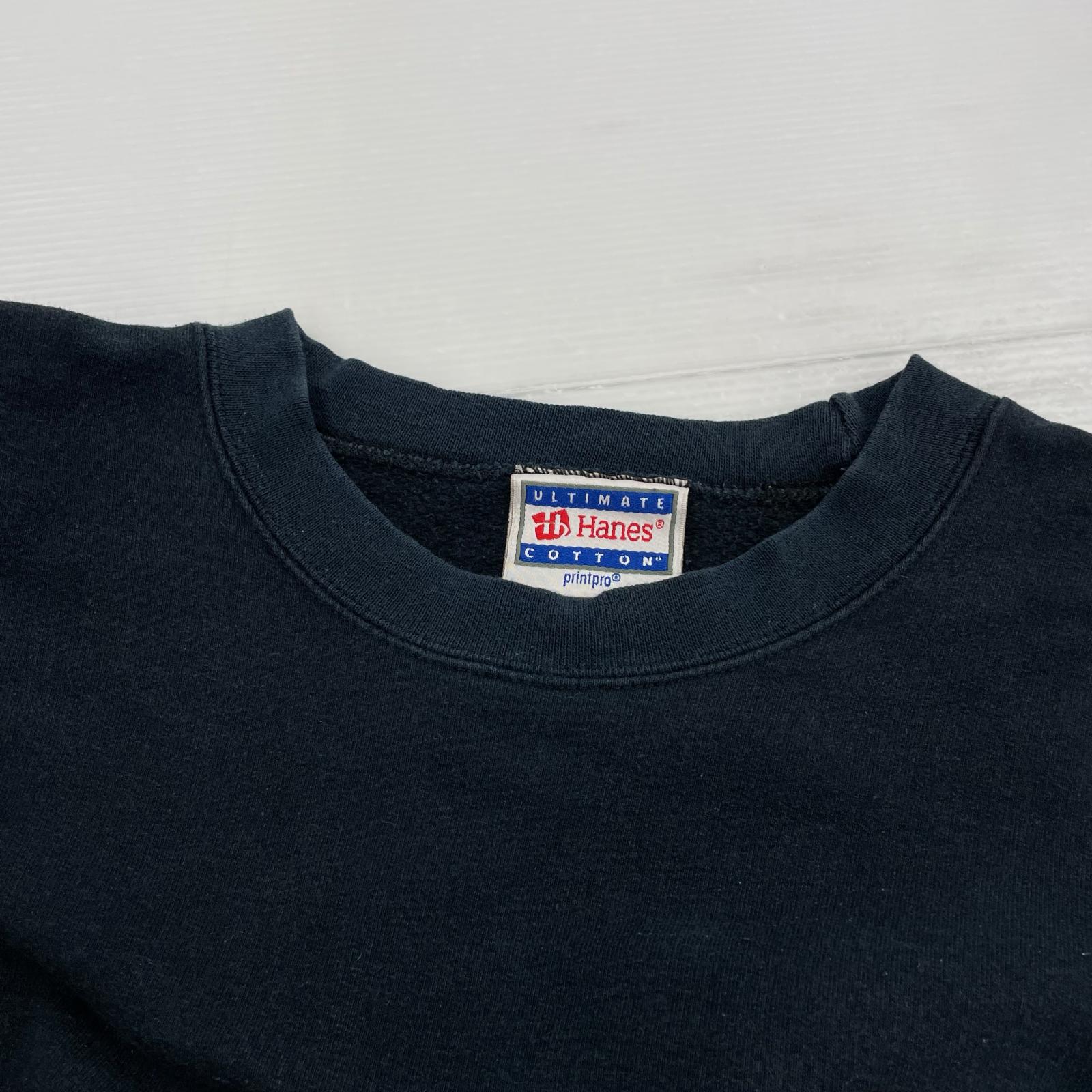 スウェット 90s Hanes ブラック