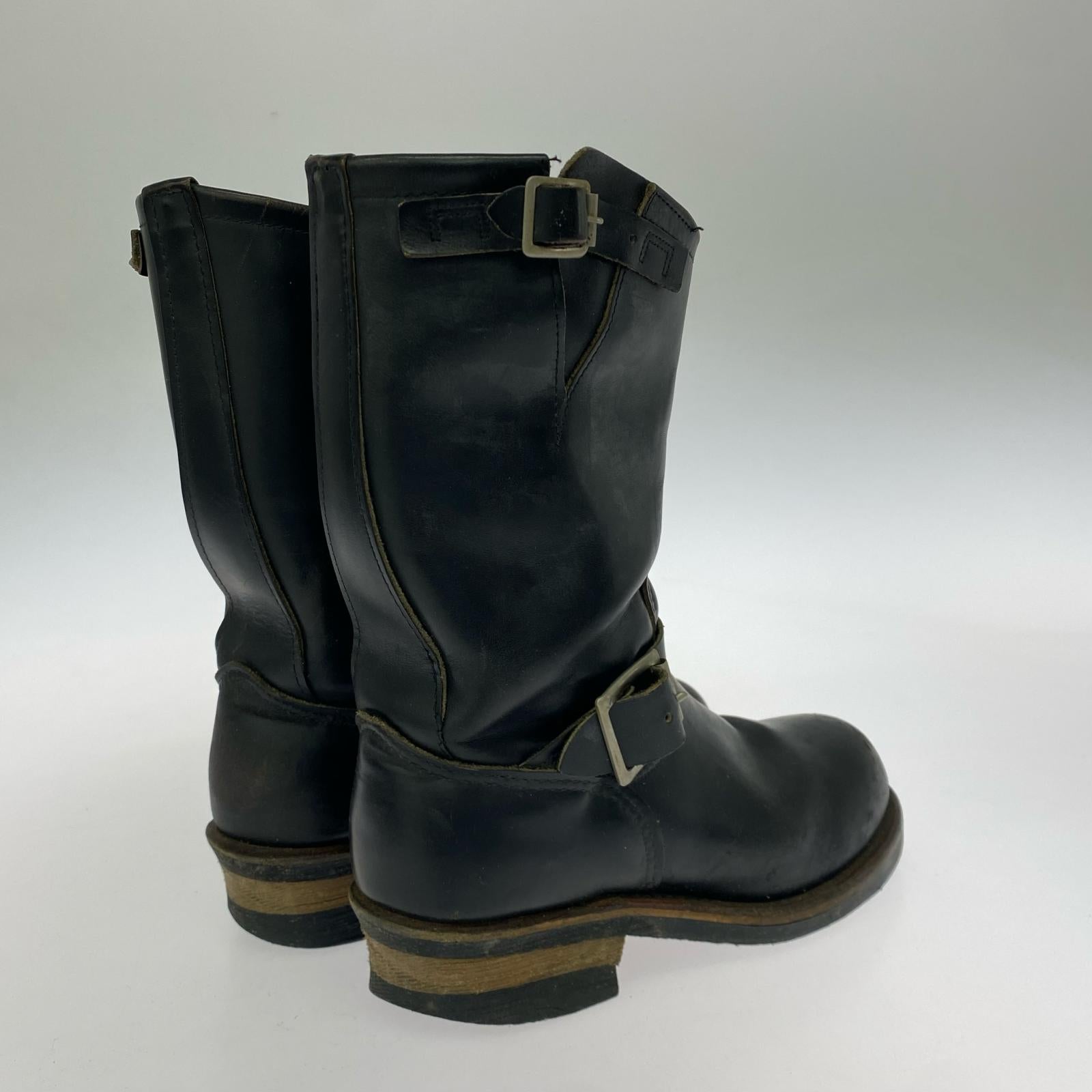 ブーツ RED WING PT91 スチールトゥ エンジニアブーツ 6 1/2 黒 ブラック