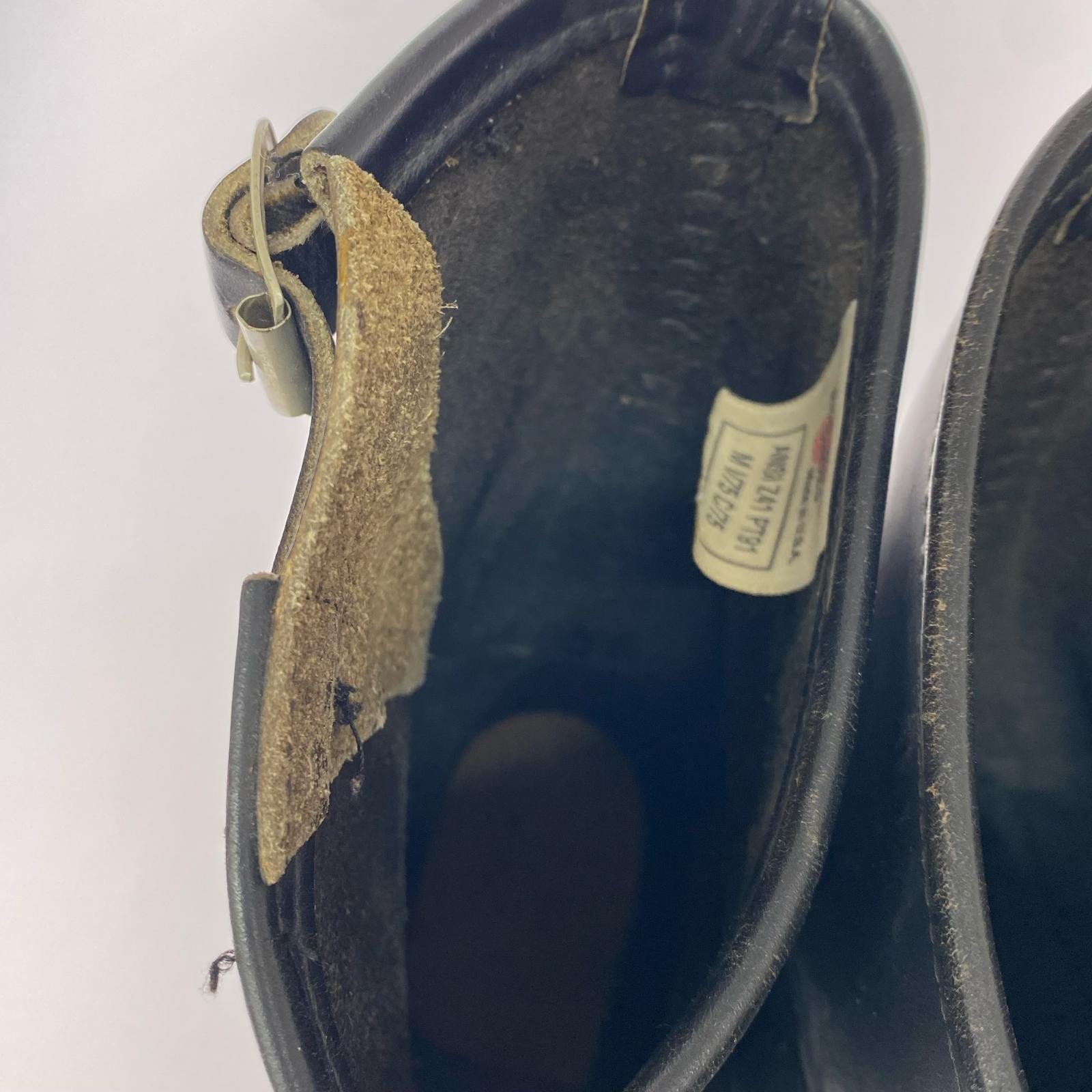 ブーツ RED WING PT91 スチールトゥ エンジニアブーツ 6 1/2 黒 ブラック