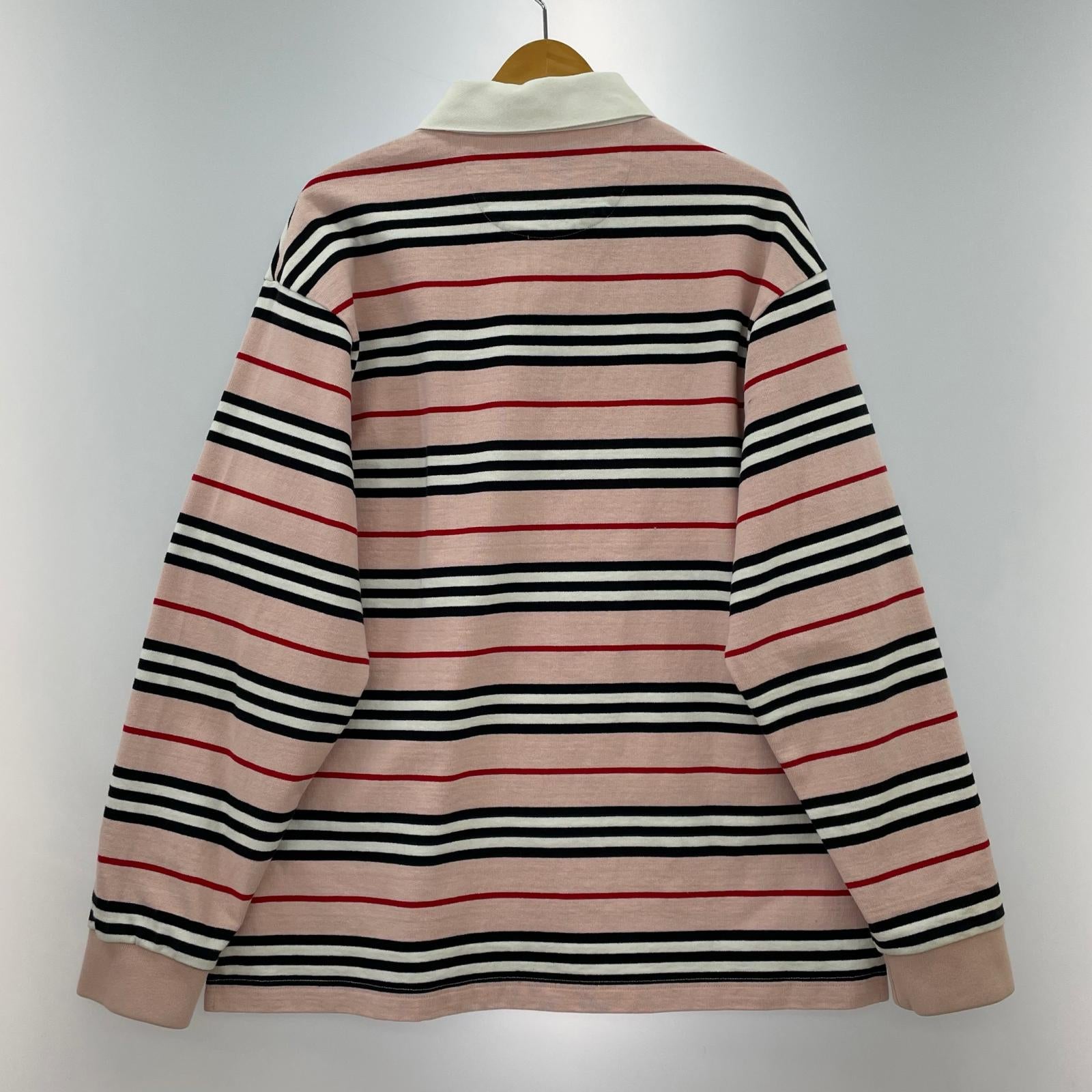 長袖Tシャツ 22SS Rugby Pink ラガーシャツ (M) M ピンク