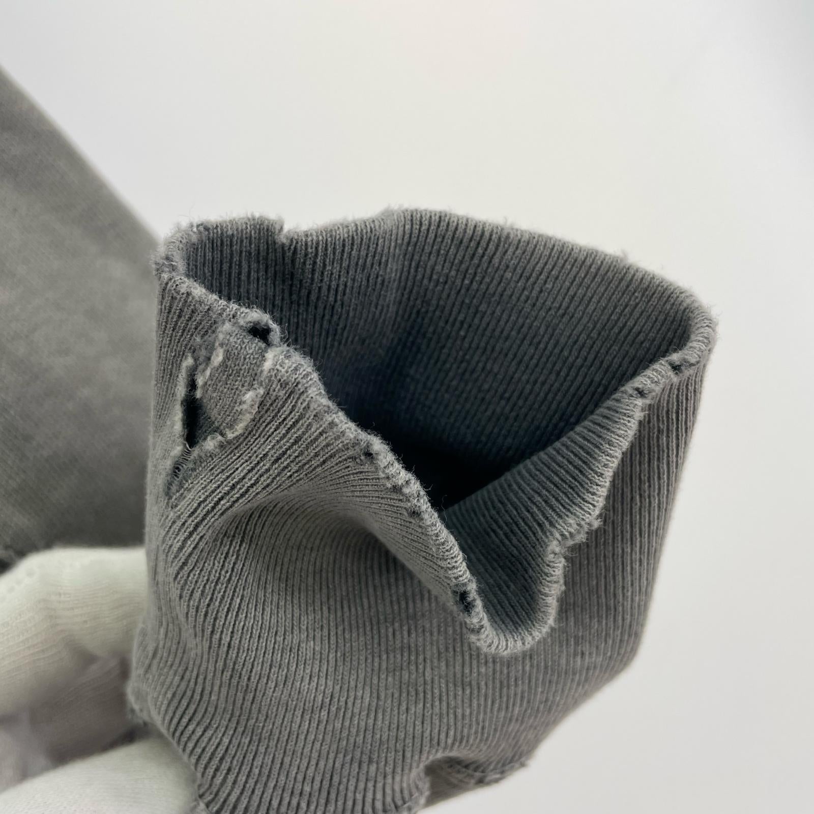 スウェット 加工両Vスウェット L グレー
