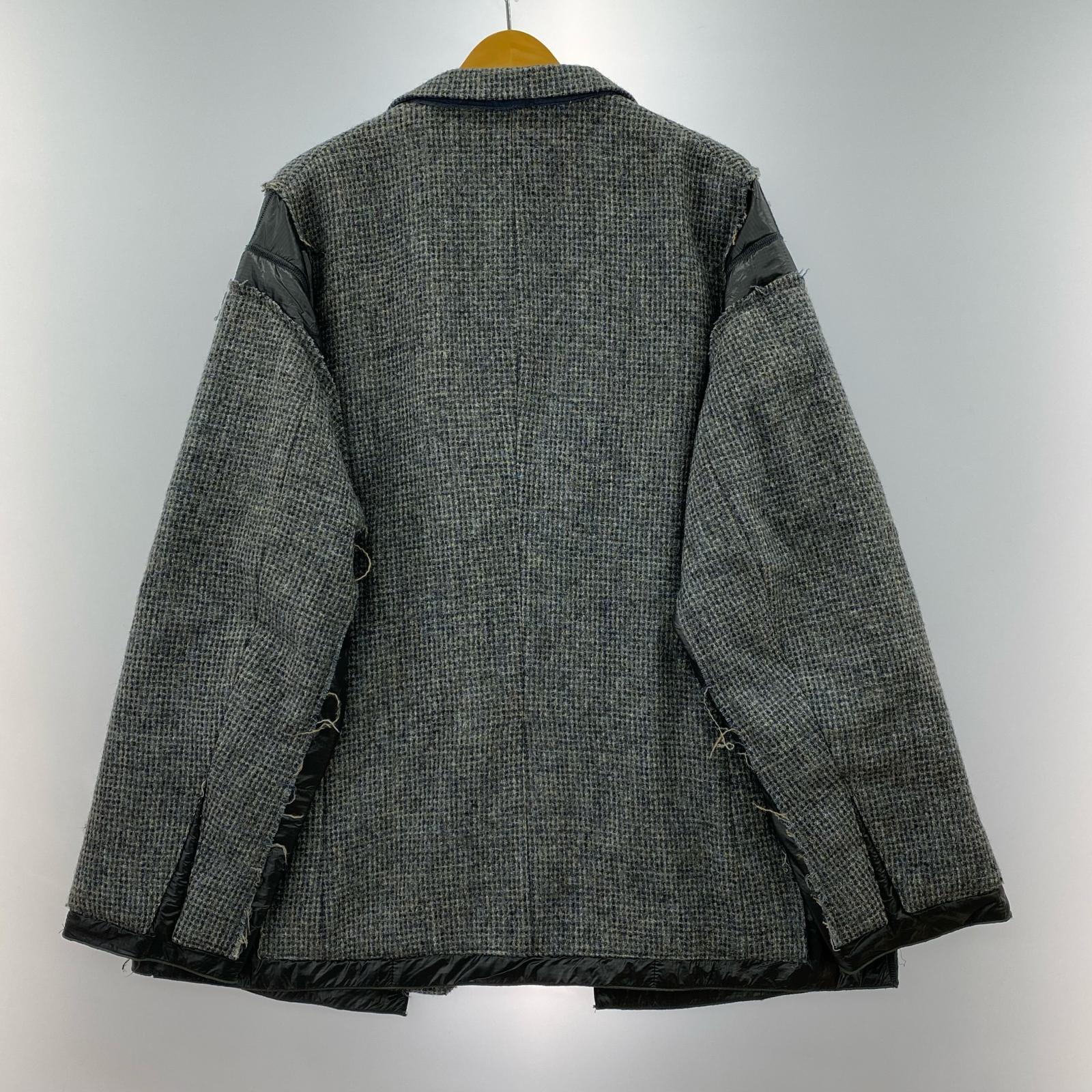 ジャケット Rebuild by Needles HARRIS TWEED 再構築ジャケット L グレー L グレー