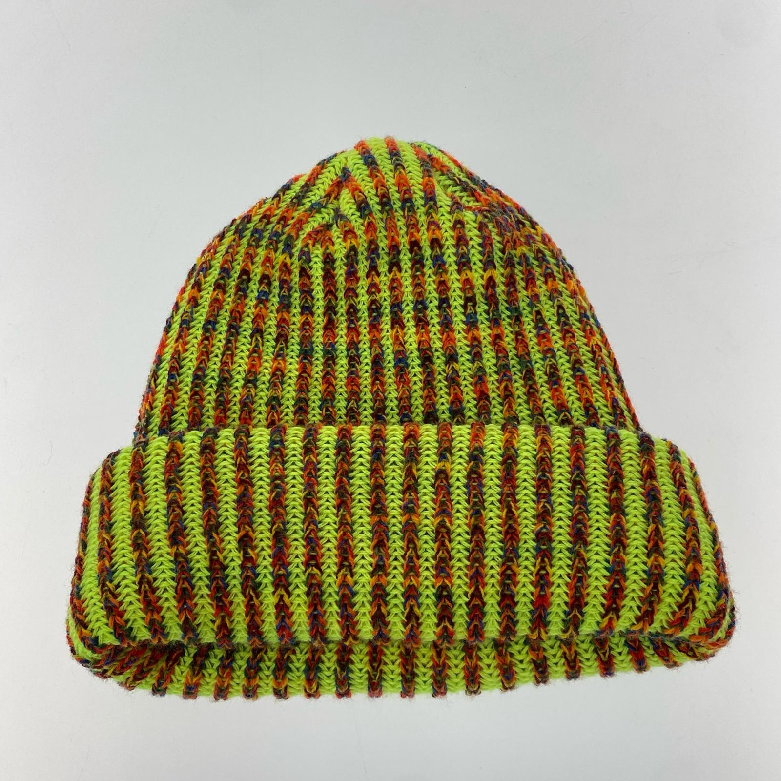 ニットキャップ 25AW/Rainbow Loose Gauge Beanie マルチカラー